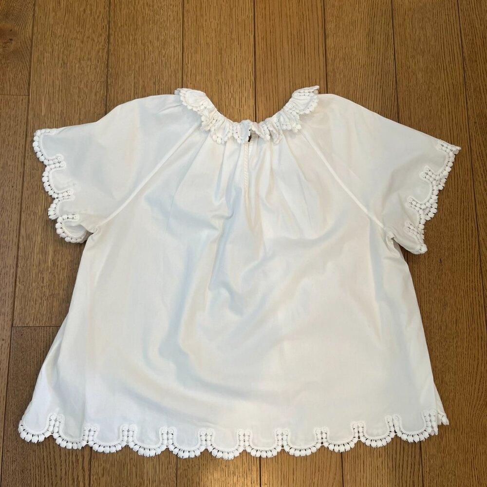 SEA New York Ruffled Blouse Woman's Size 10